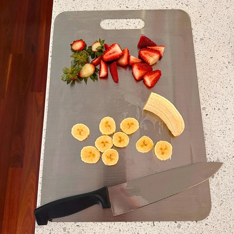 Chopping Board with food